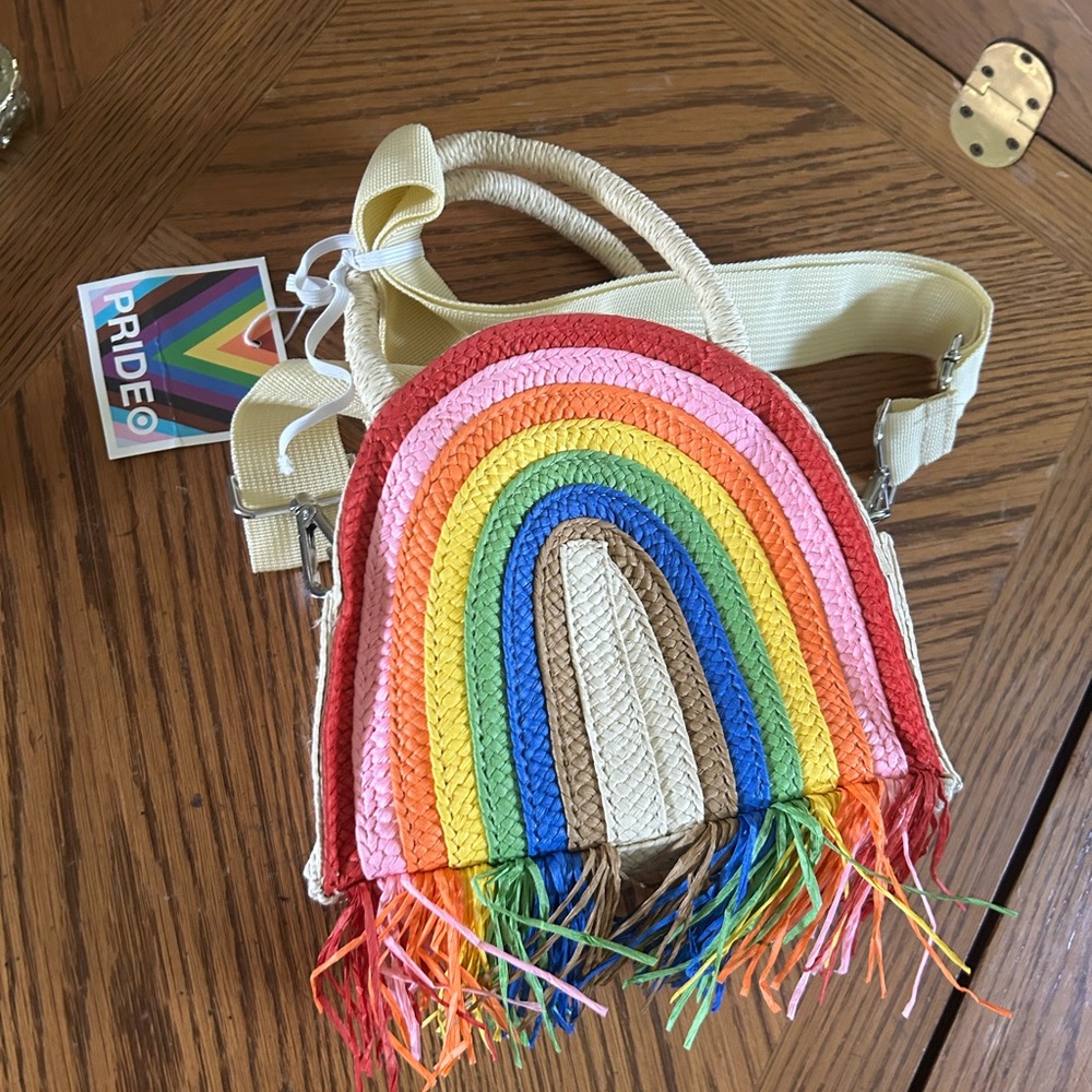 Rainbow Woven Bag